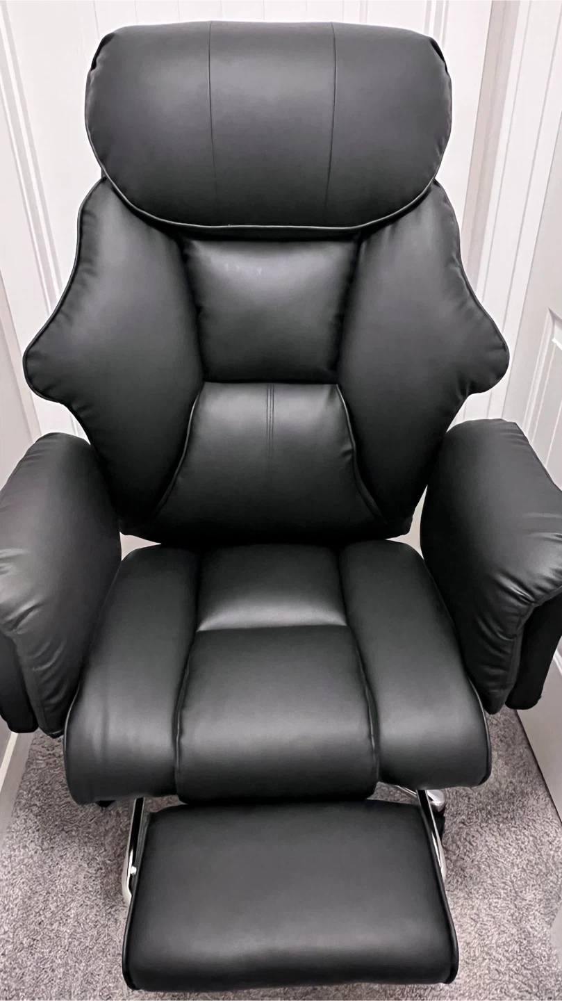 Brand New Black Faux Leather Executive Office Chair - Large