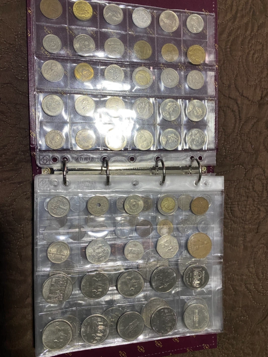 vintage Coin Album 342 pieces