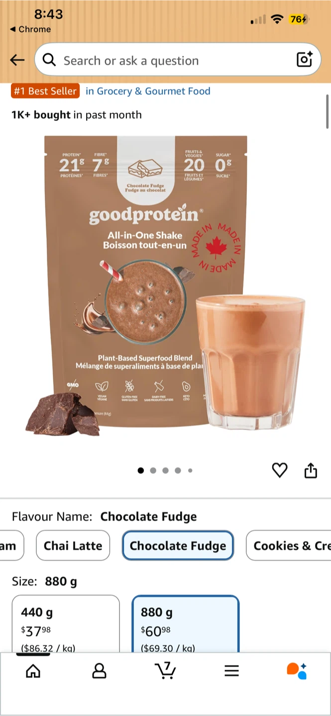 🆕 Good protein All in one plant-based Protein powder 880g