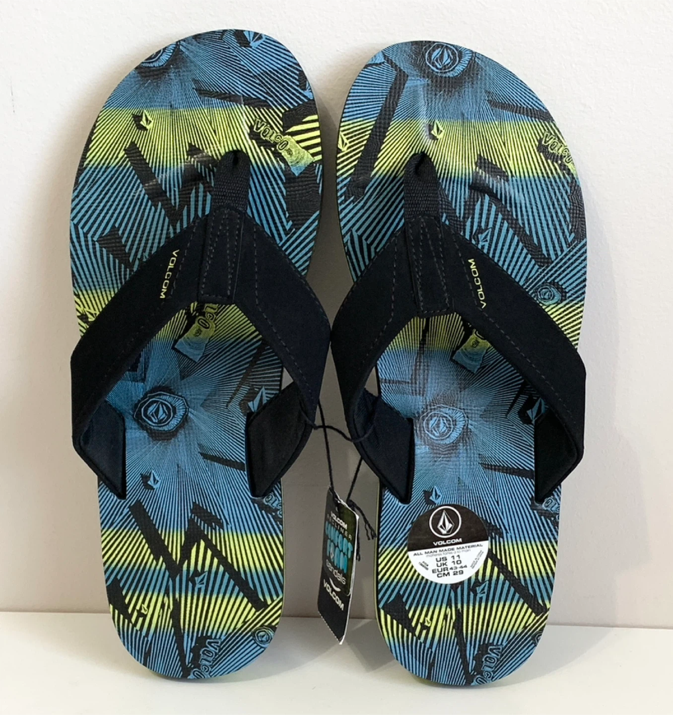 Volcom Victor Sandals Men’s Flip Flop Size 11 Shoes NEW
