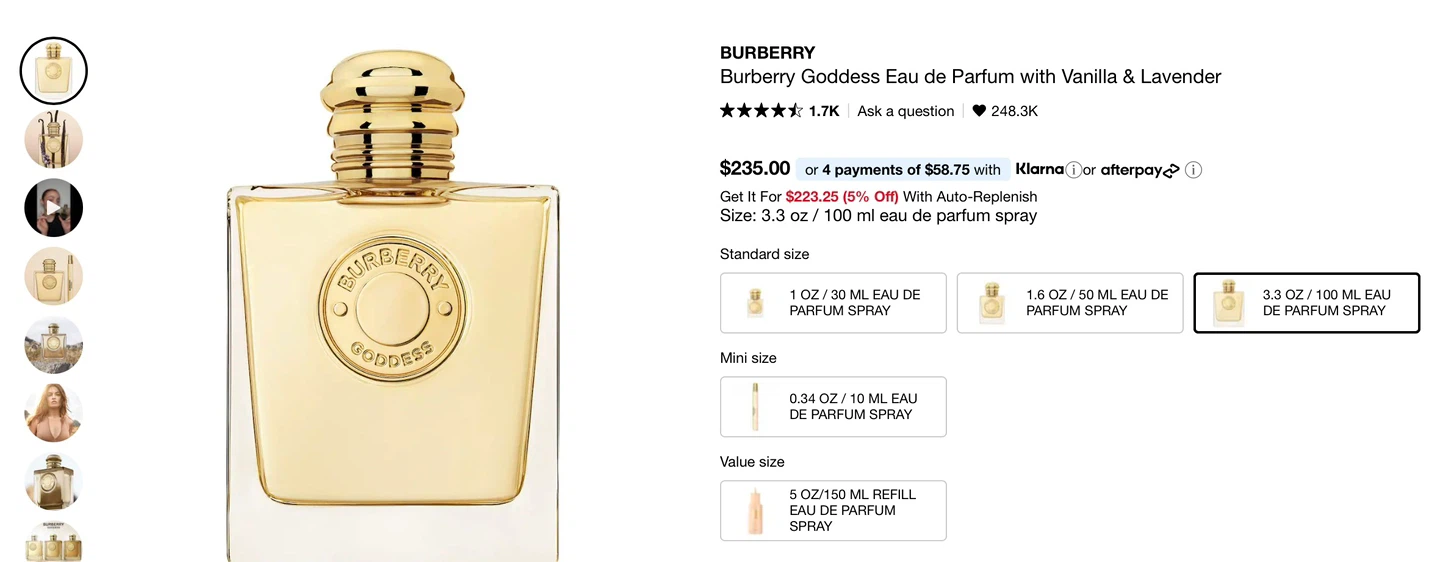 Burberry Goddess Eau de Parfum 100 ml / 3.3 FL. OZ. - photo 4