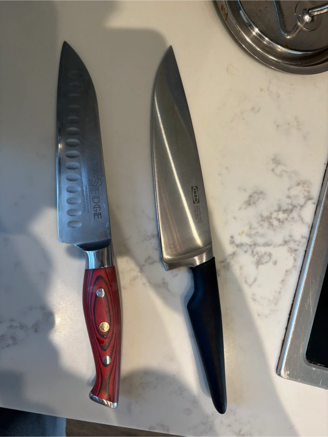 Two Kitchen Knives - Sedge & IKEA