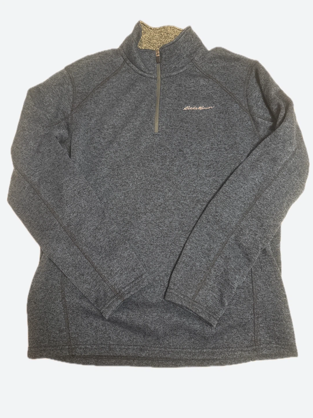 New- Eddie Bauer Men's 1/4 Zip Pullover Sweater - Size L