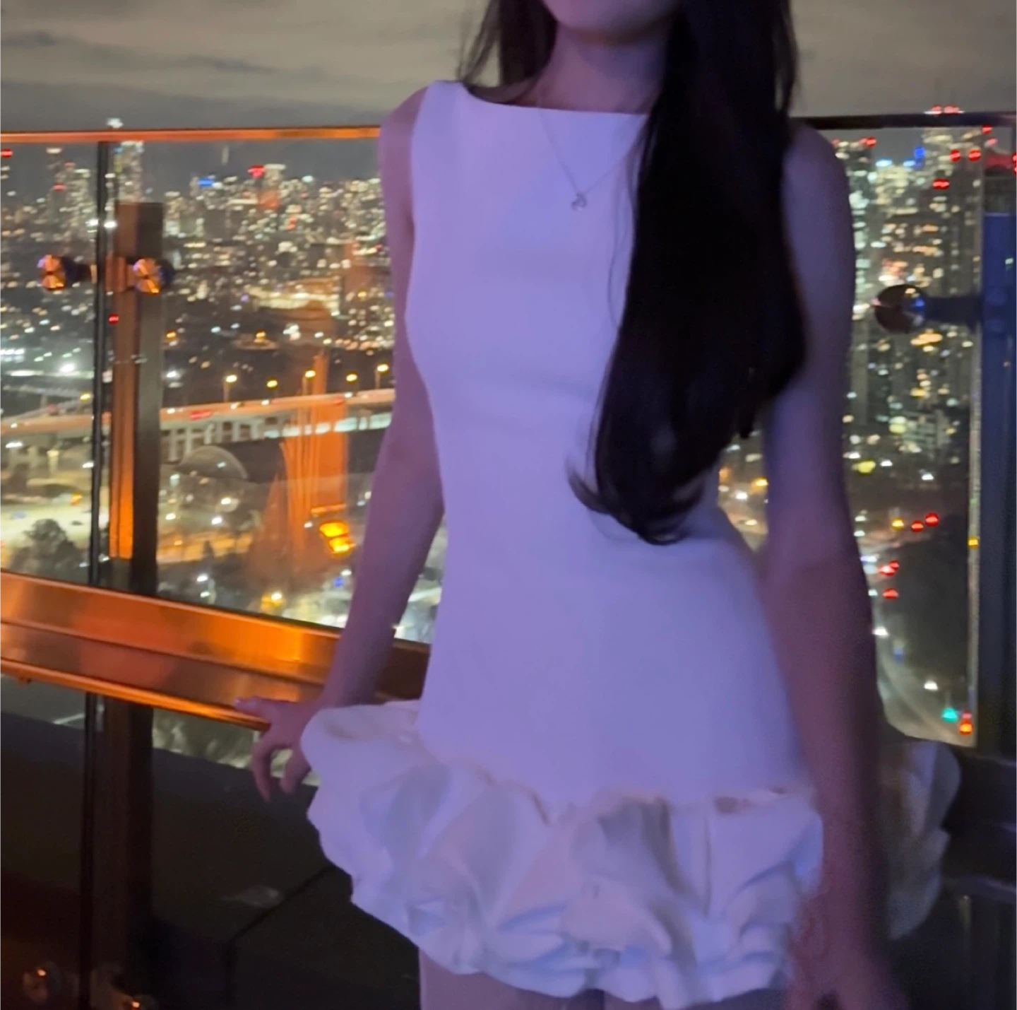 🕊️ White Ruffle Statement Mini Dress - photo 3