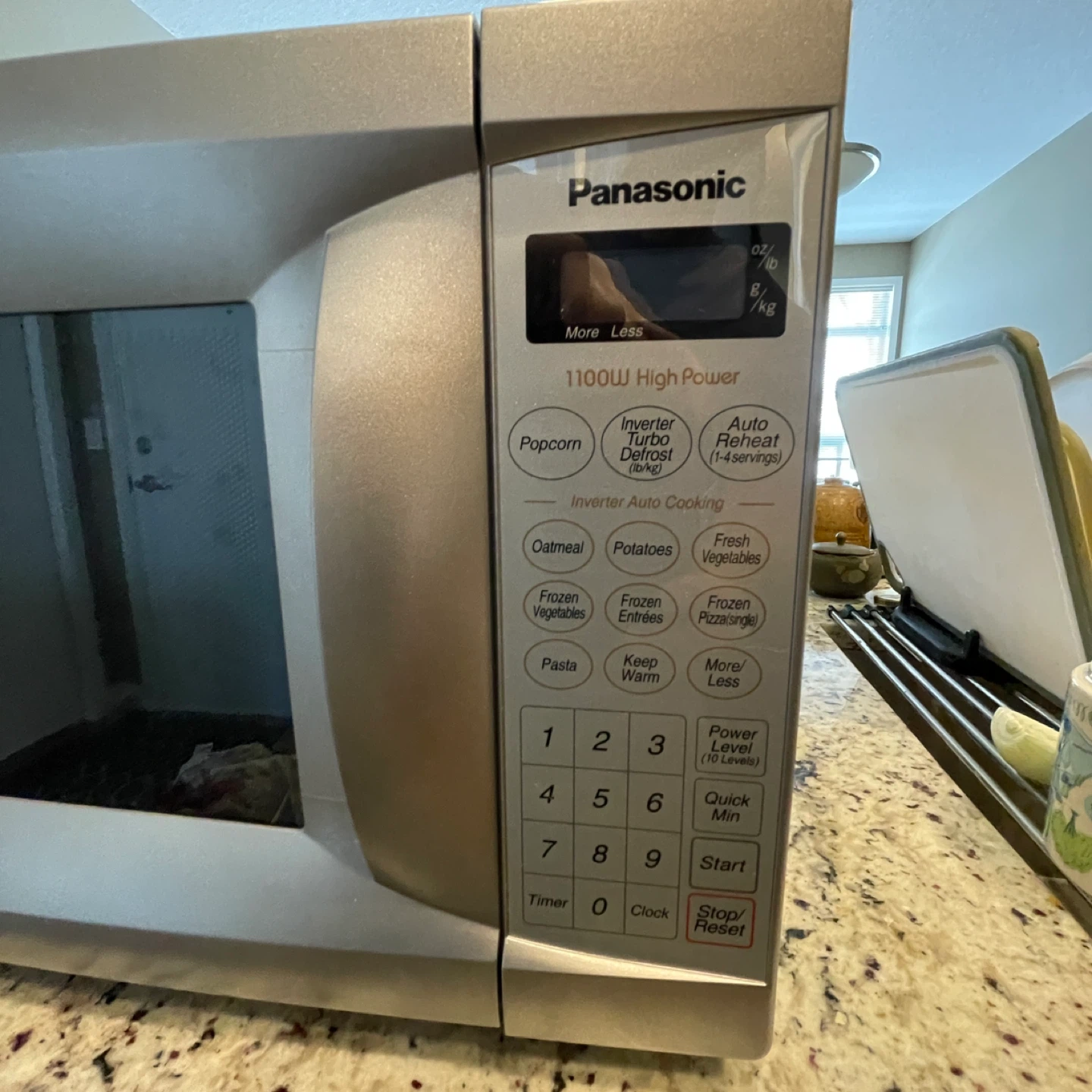 Panasonic 1100W High Power Inverter Microwave - photo 2
