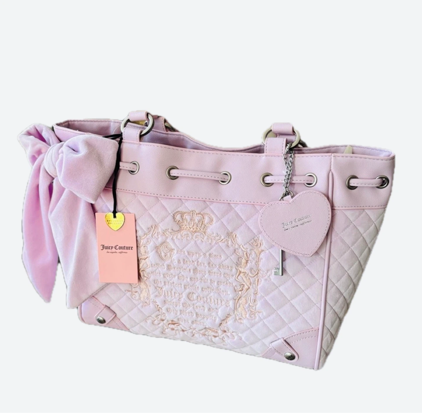 Juicy Couture lilac mist Daydreamer Bag with Bow