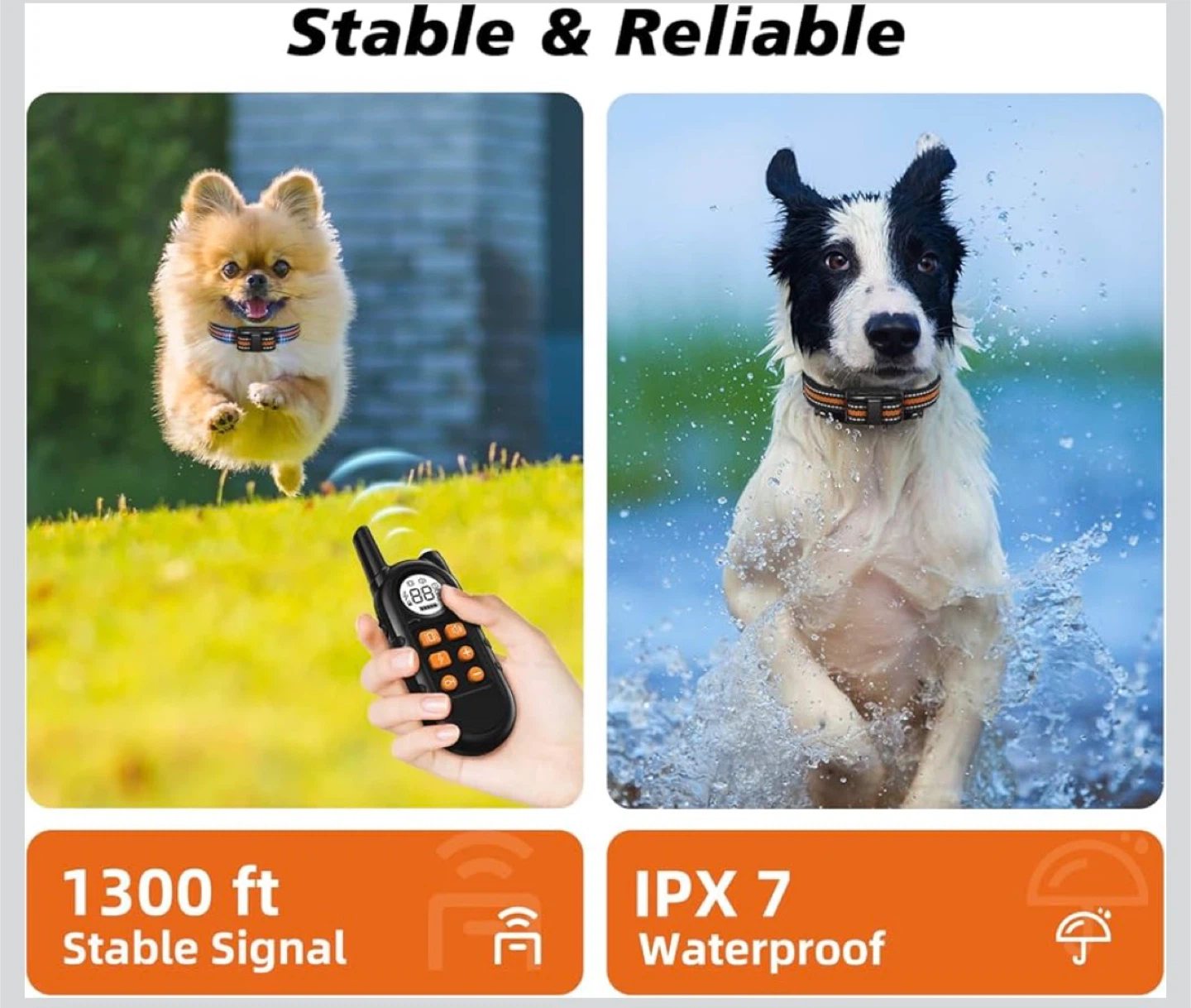 Dog Training Collar with Remote - Sound, Vibration, Shock Modes - photo 4