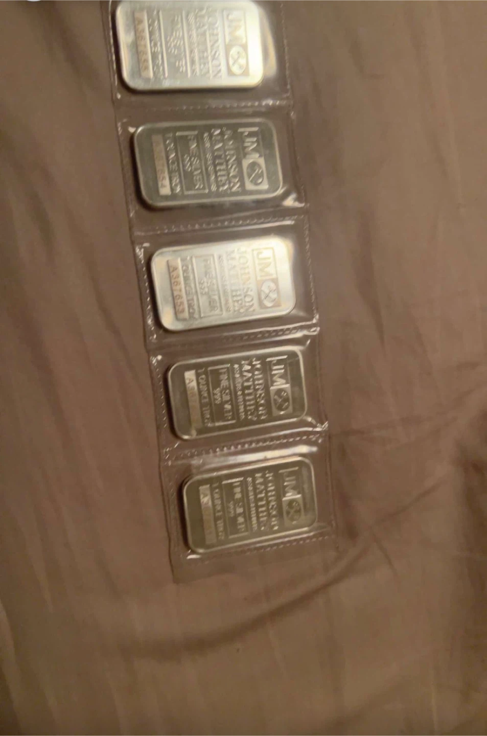 Johnson Matthey 1 oz Fine Silver Bars