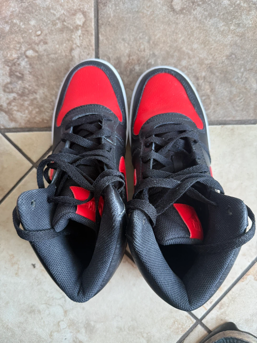 Nike Air Force Black/Habanero Red - photo 5