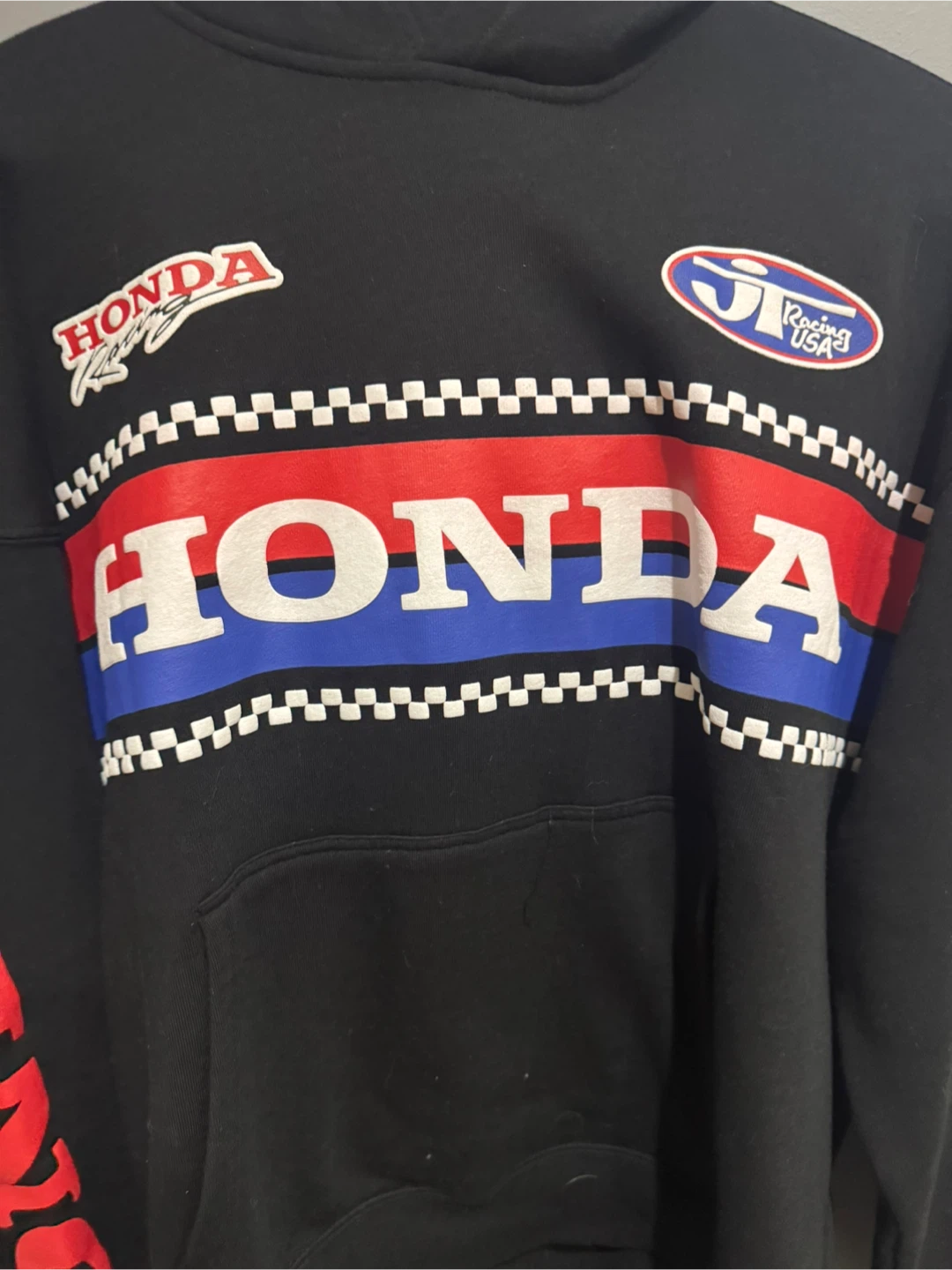 Honda Racing Hoodie – Official Licensed – Black – Size M - photo 2