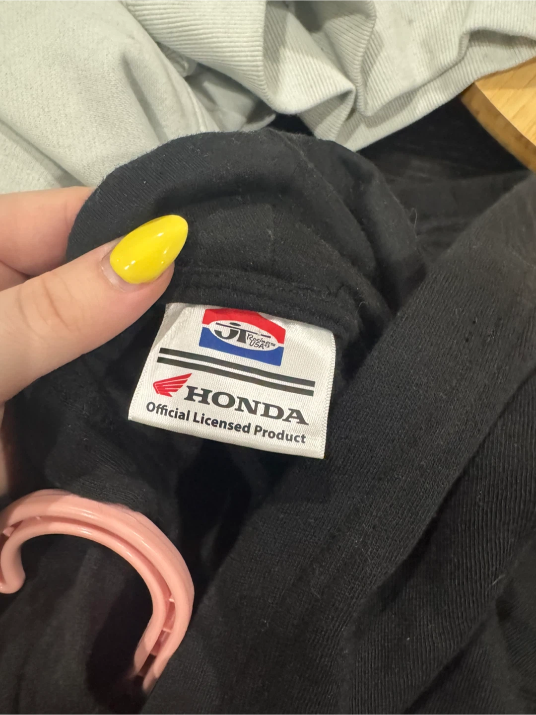 Honda Racing Hoodie – Official Licensed – Black – Size M - photo 3