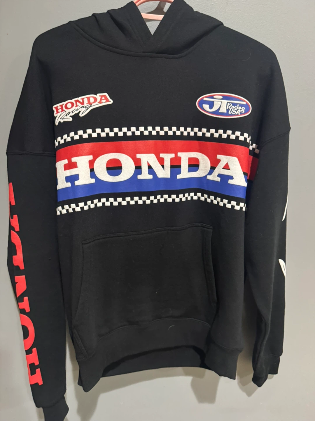 Honda Racing Hoodie – Official Licensed – Black – Size M