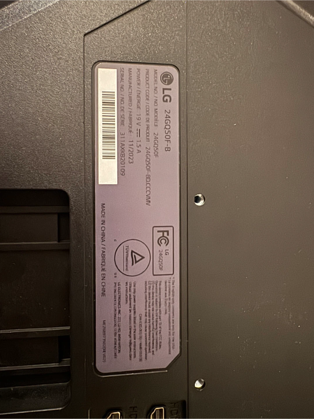 LG 32GS60QC-B & 24GQ50F-B Monitors with Dual Monitor Mount - photo 3