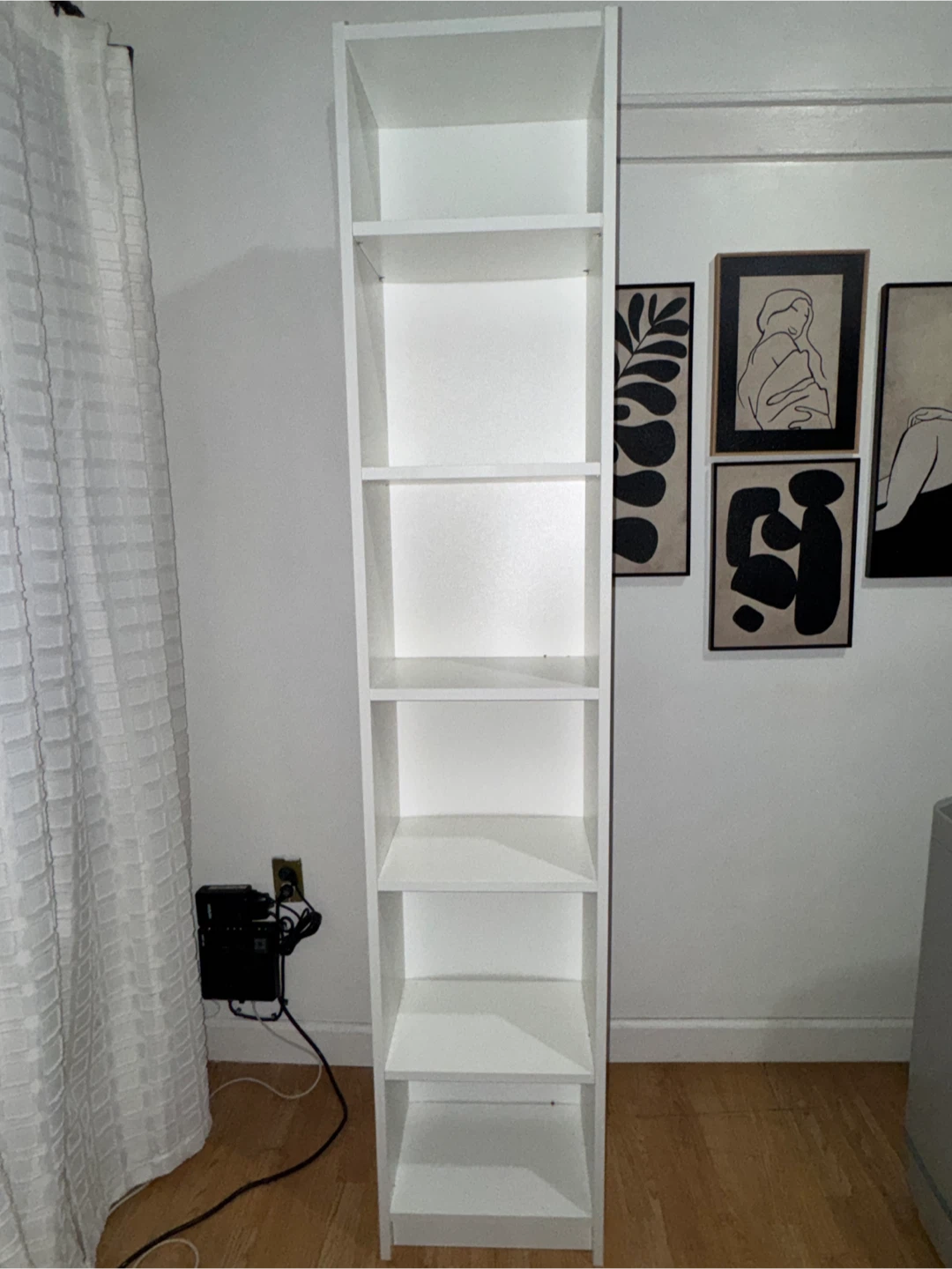 White Tall Bookshelf