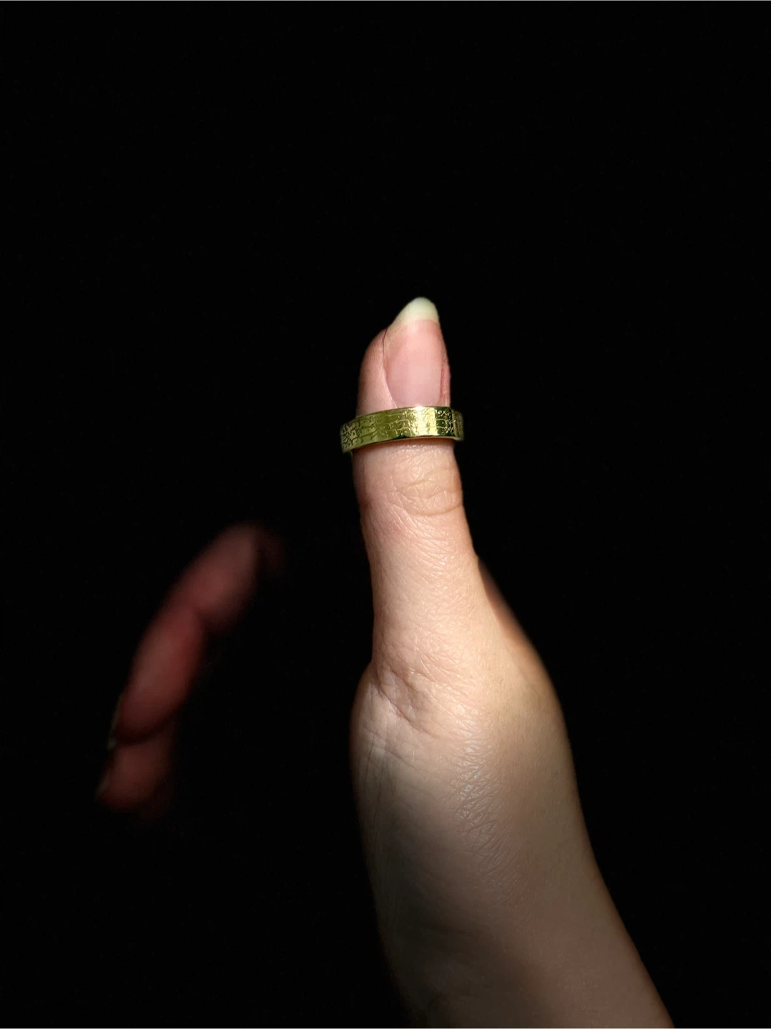 Nominal Ring Size 6 18K Gold Plated