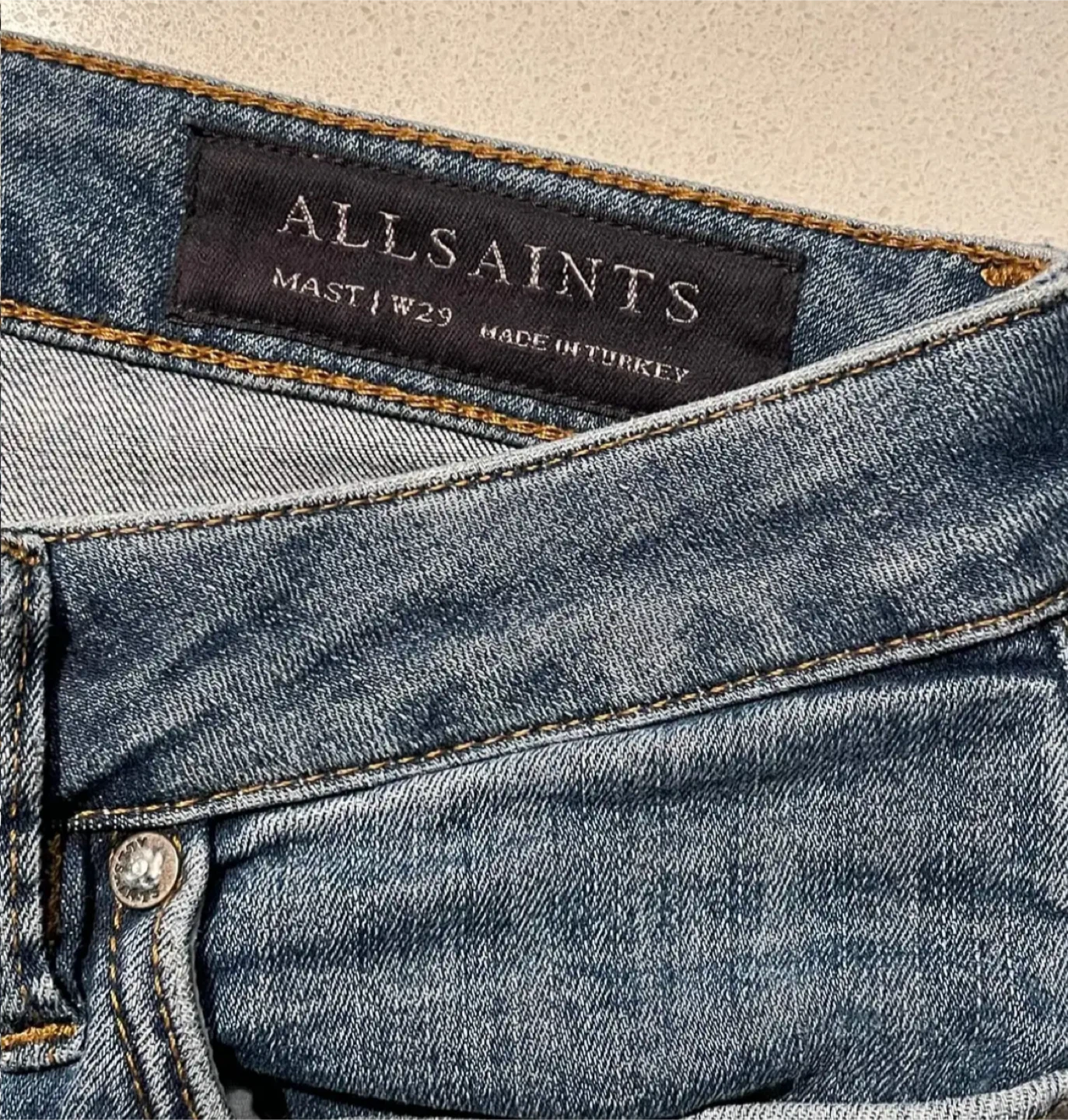All Saints "Mast" Women's Blue Jeans, W 29 - perfect condition - photo 2