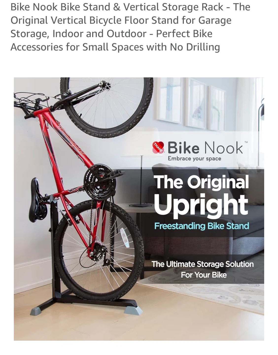 Bike Nook Vertical Bicycle Floor Stand