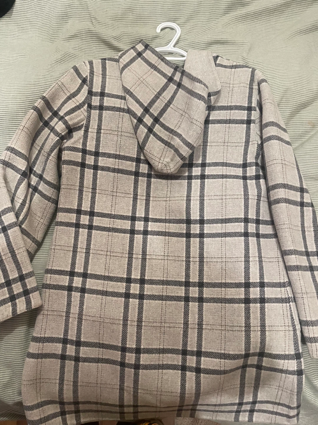 Veeko Plaid Hooded Jacket Size 36 - photo 4