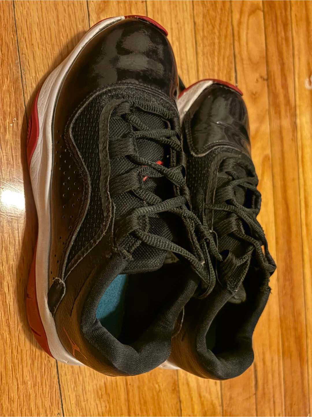 Air Jordan 11 Retro Low TD "Bred" Black Red Shoes - photo 5