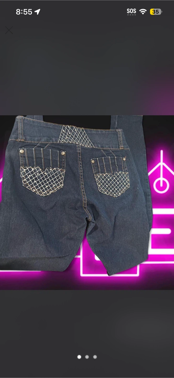 Women's Embellished Denim push up Jeans