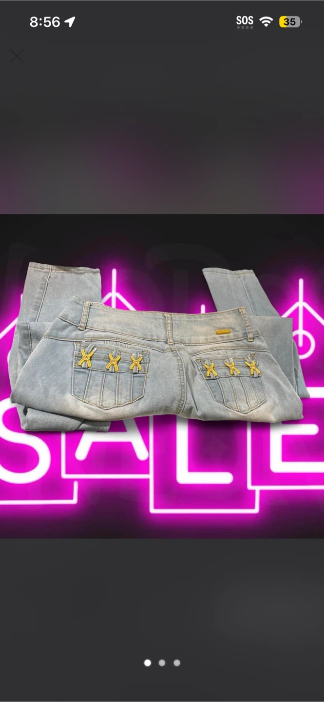 Women's Embellished Denim push up Jeans - photo 3