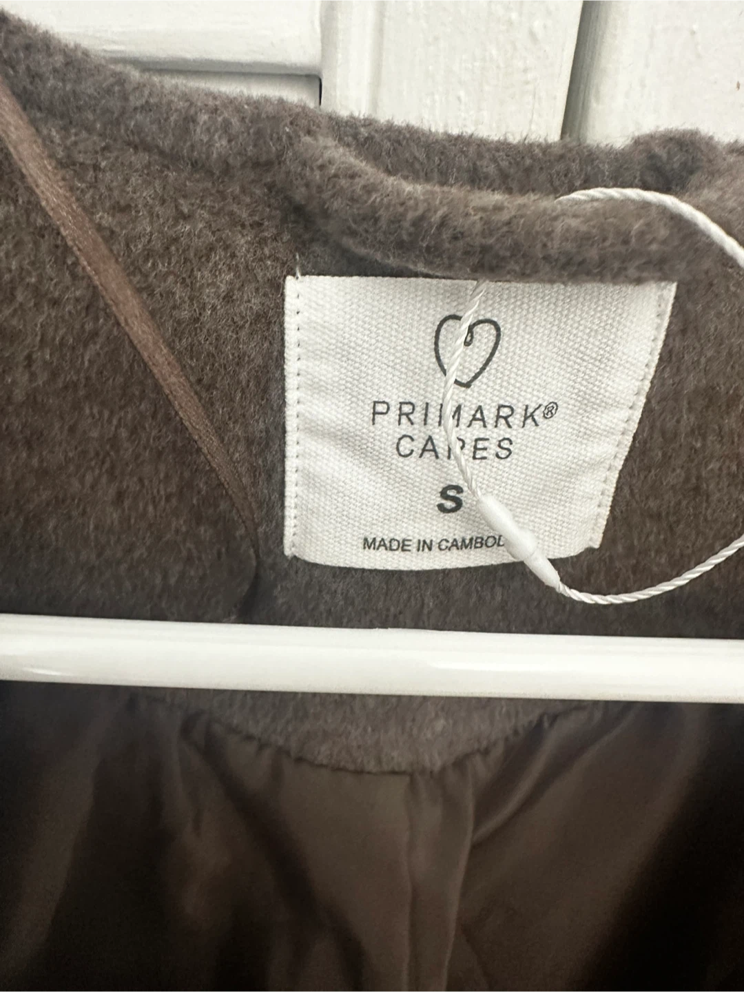 Primark Capes Brown Cropped V-Neck Jacket - Size S - photo 3
