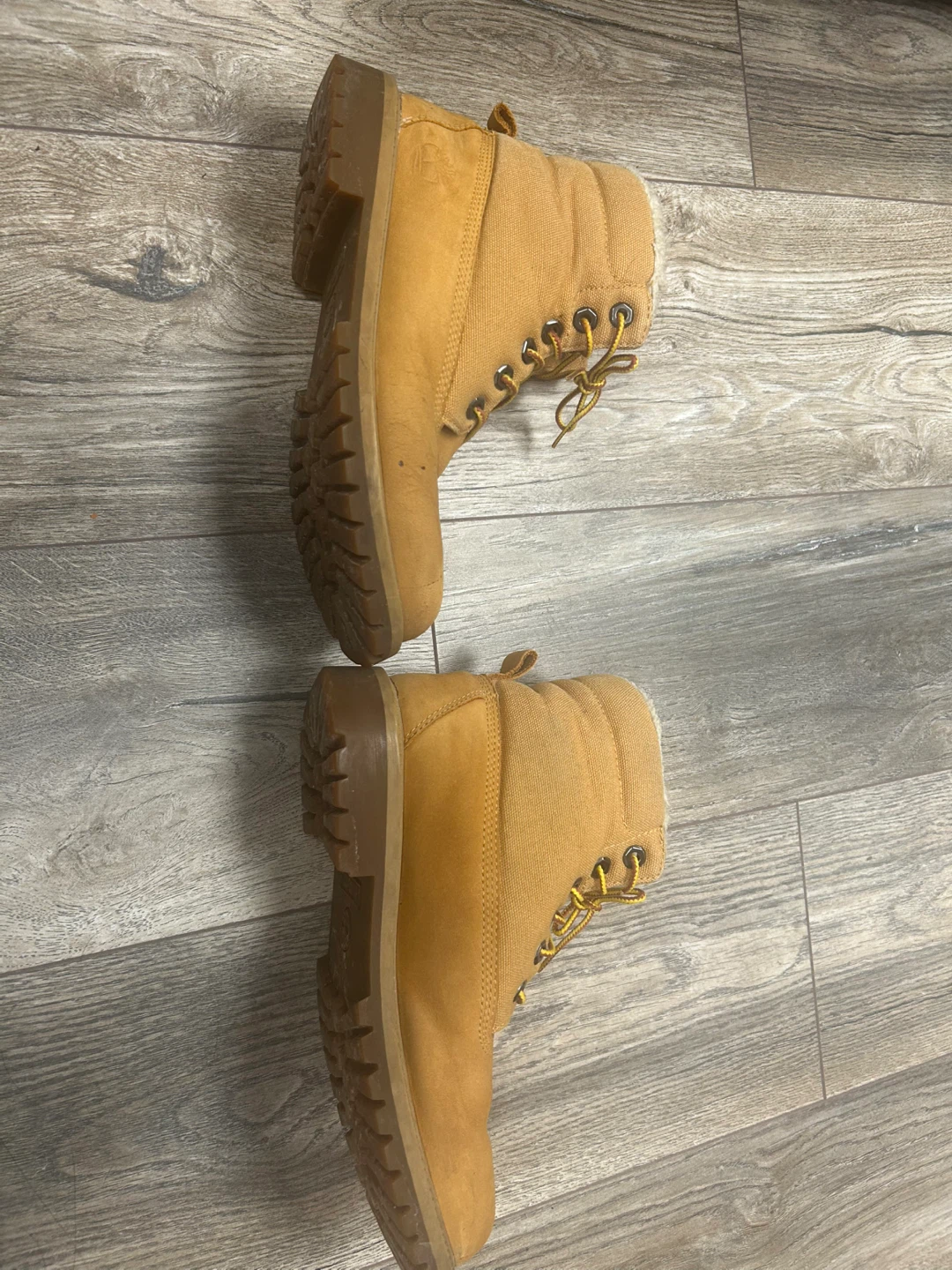 Timberland Wheat Lace-Up Boots with Fleece Lining - photo 3