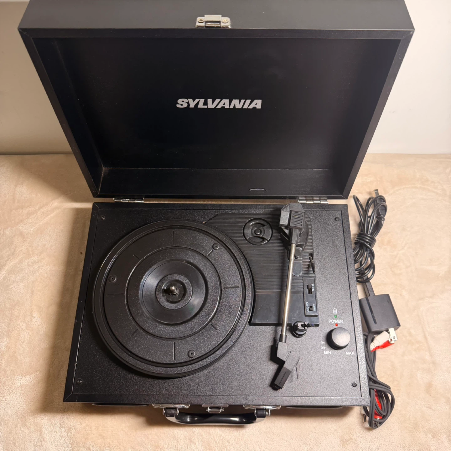 Sylvania Portable Record Player Turntable