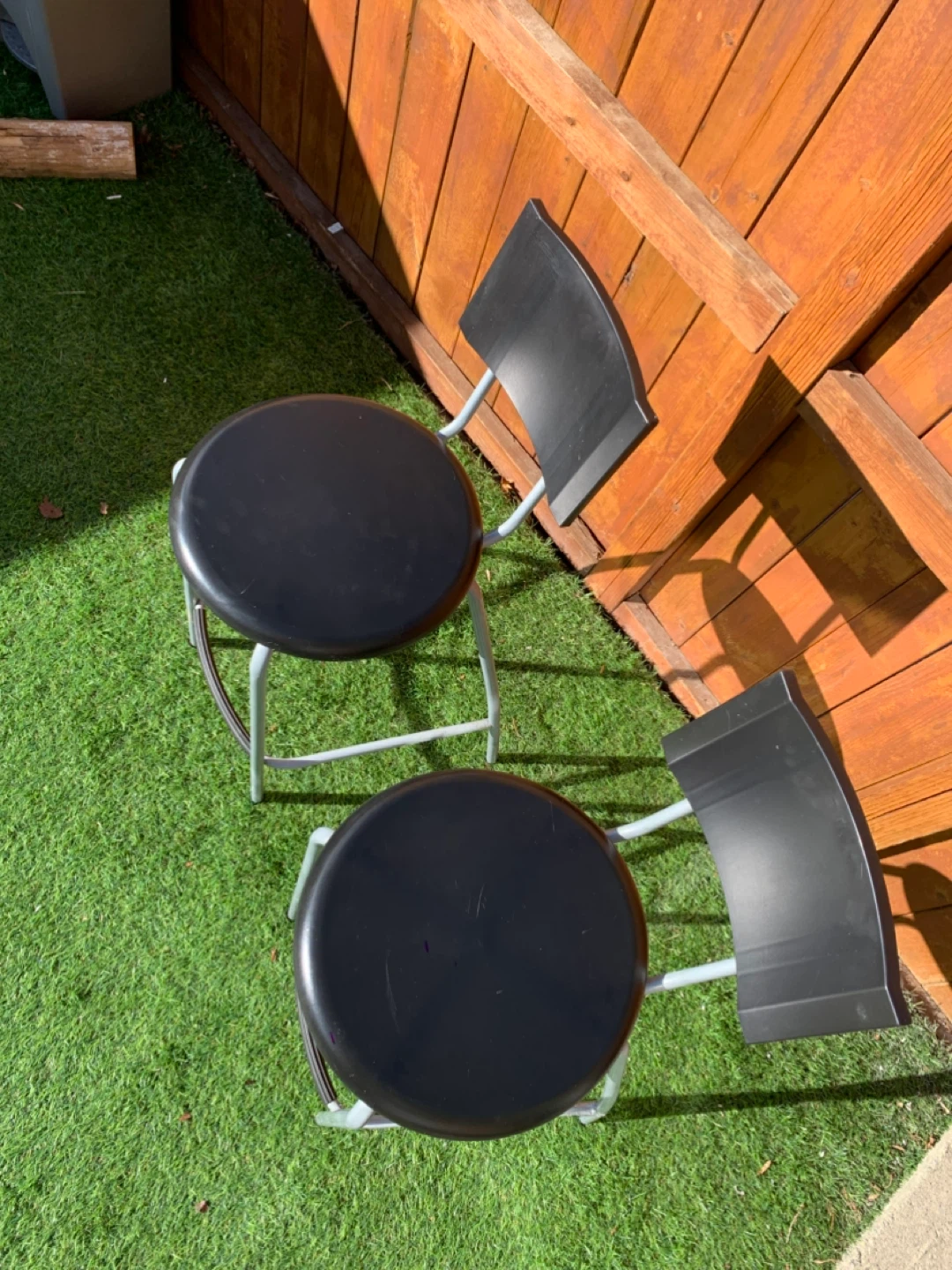 Bar Stools - Set of 2 Black - Furniture / Chairs - photo 3