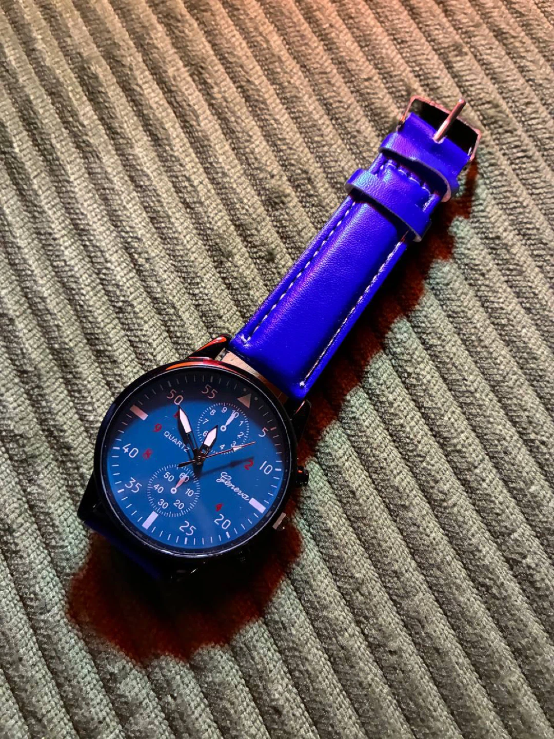 Geneva Quartz Watch - Blue