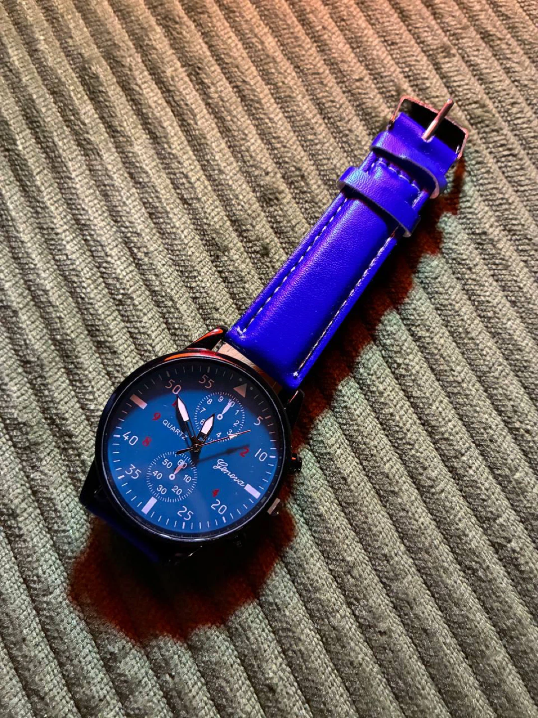 Geneva Quartz Watch - Blue - photo 2
