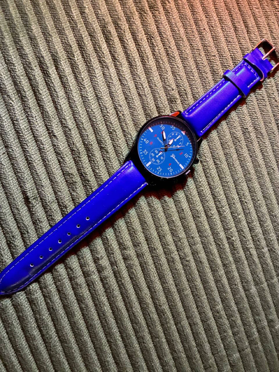 Geneva Quartz Watch - Blue - photo 3