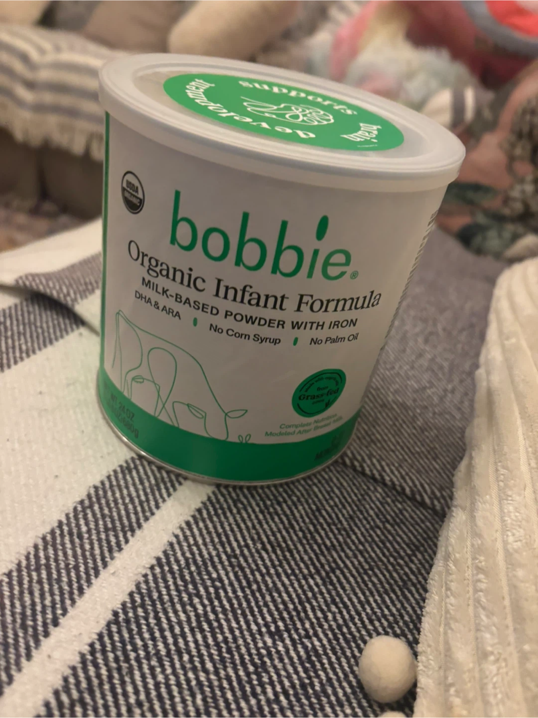Bobbie Organic Infant Formula Milk-Based Powder with Iron