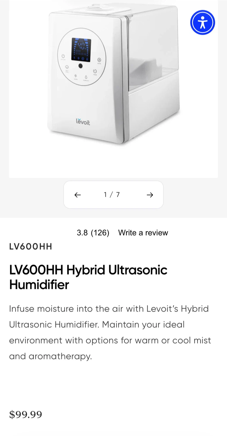 Levoit 6L 753 sq ft Humidifier | Brand New - photo 4