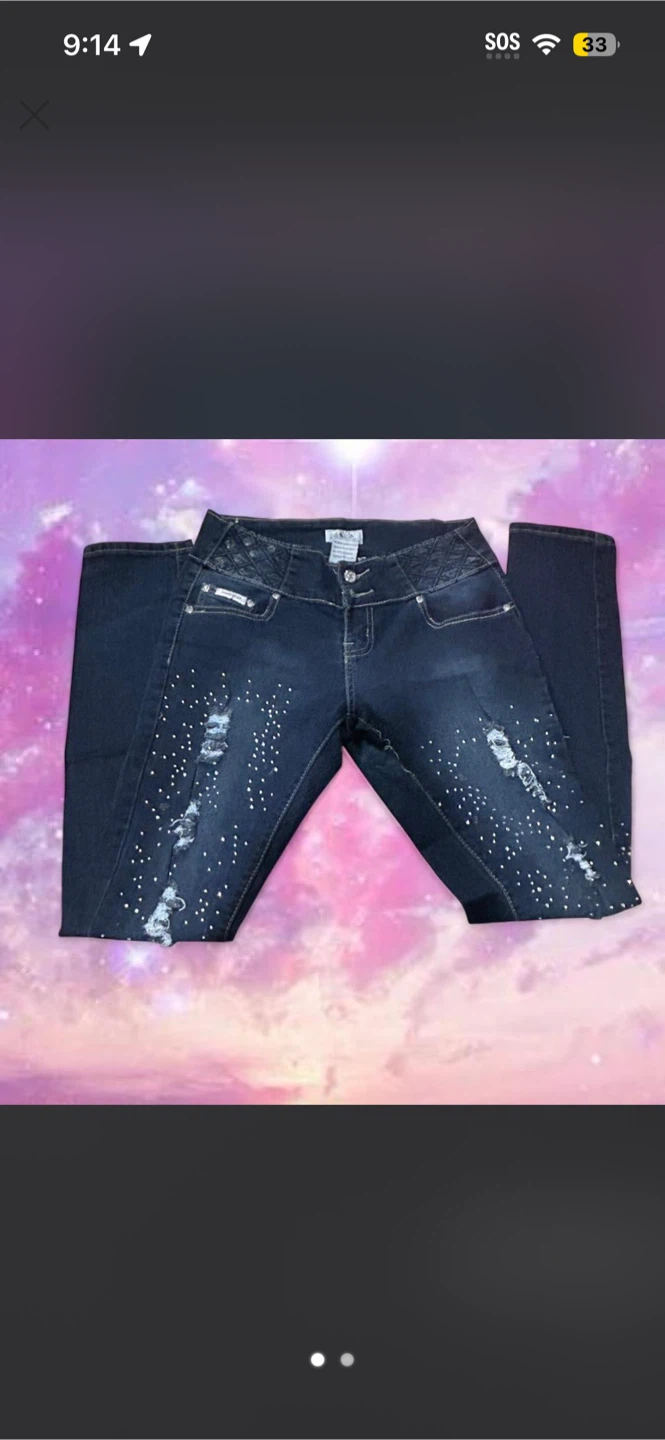 Women's Embellished Skinny Jeans
