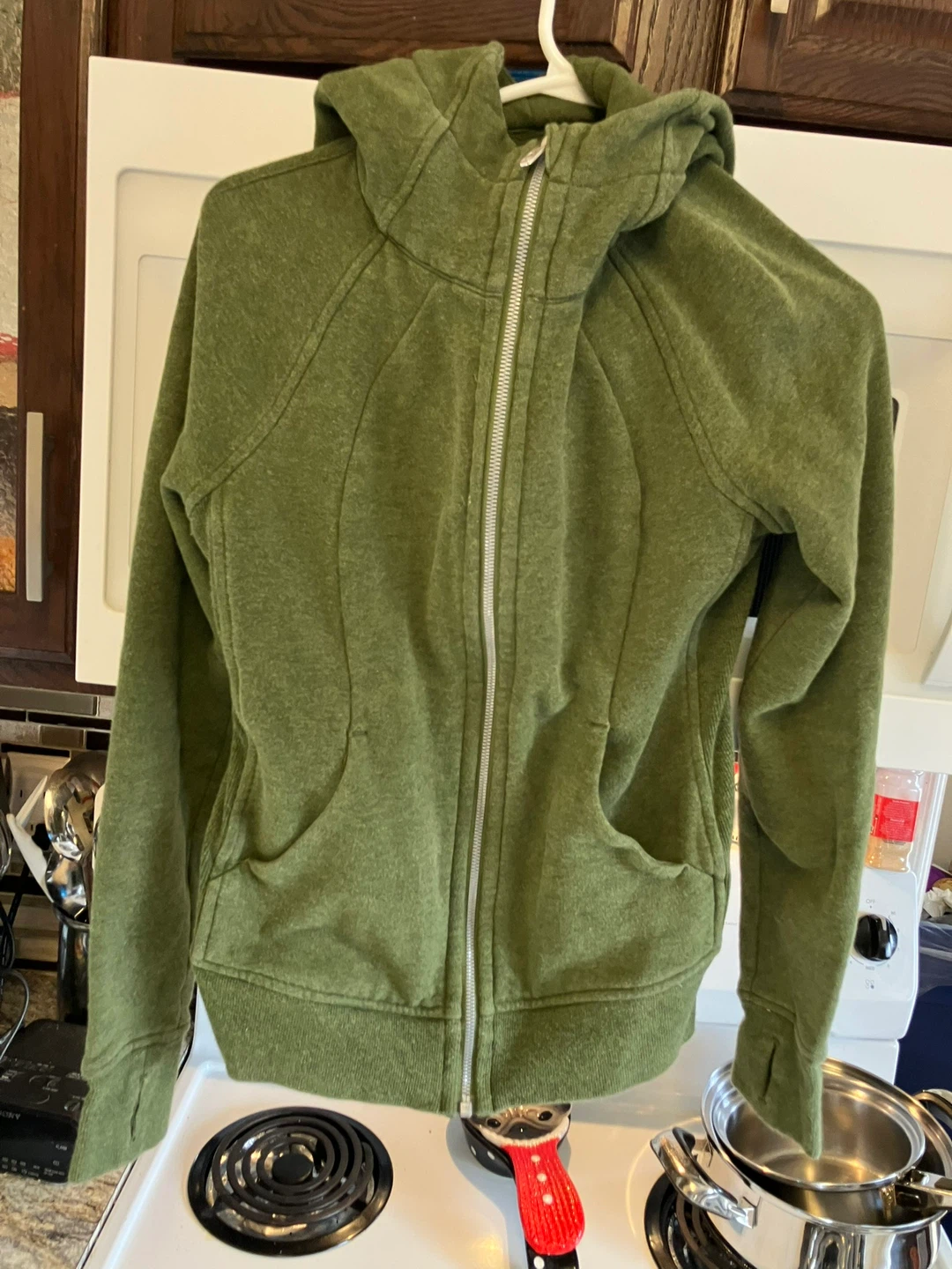 Lululemon Green Zip-Up Hoodie Jacket