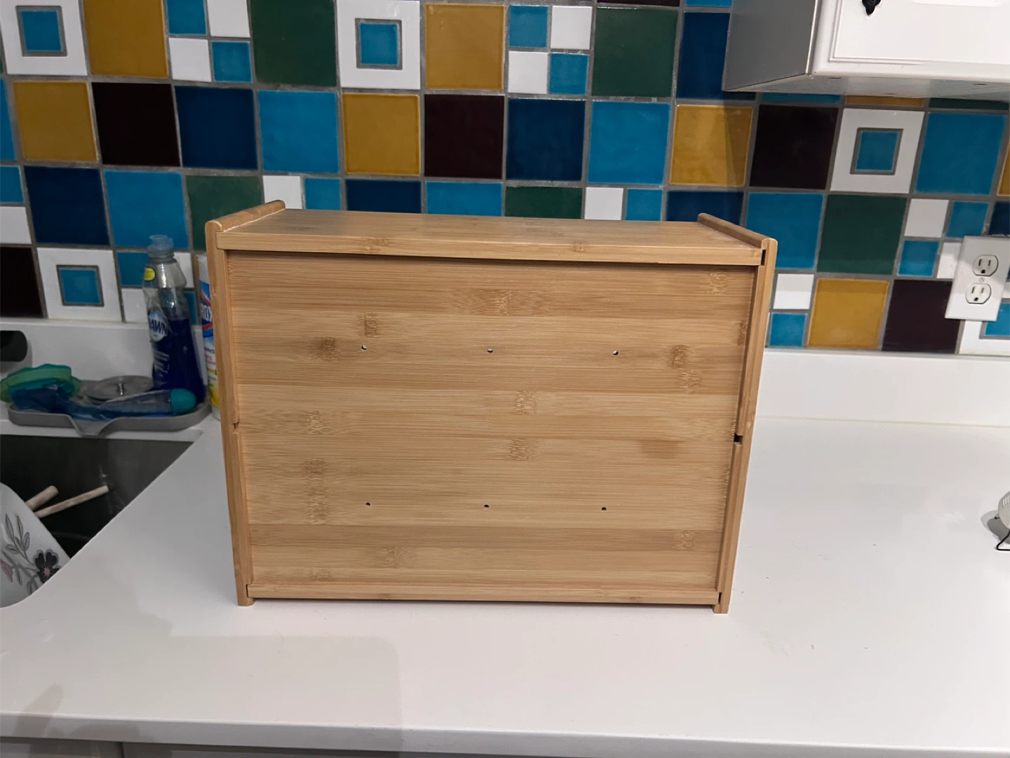 Bamboo Bread Box with Clear Door - photo 3