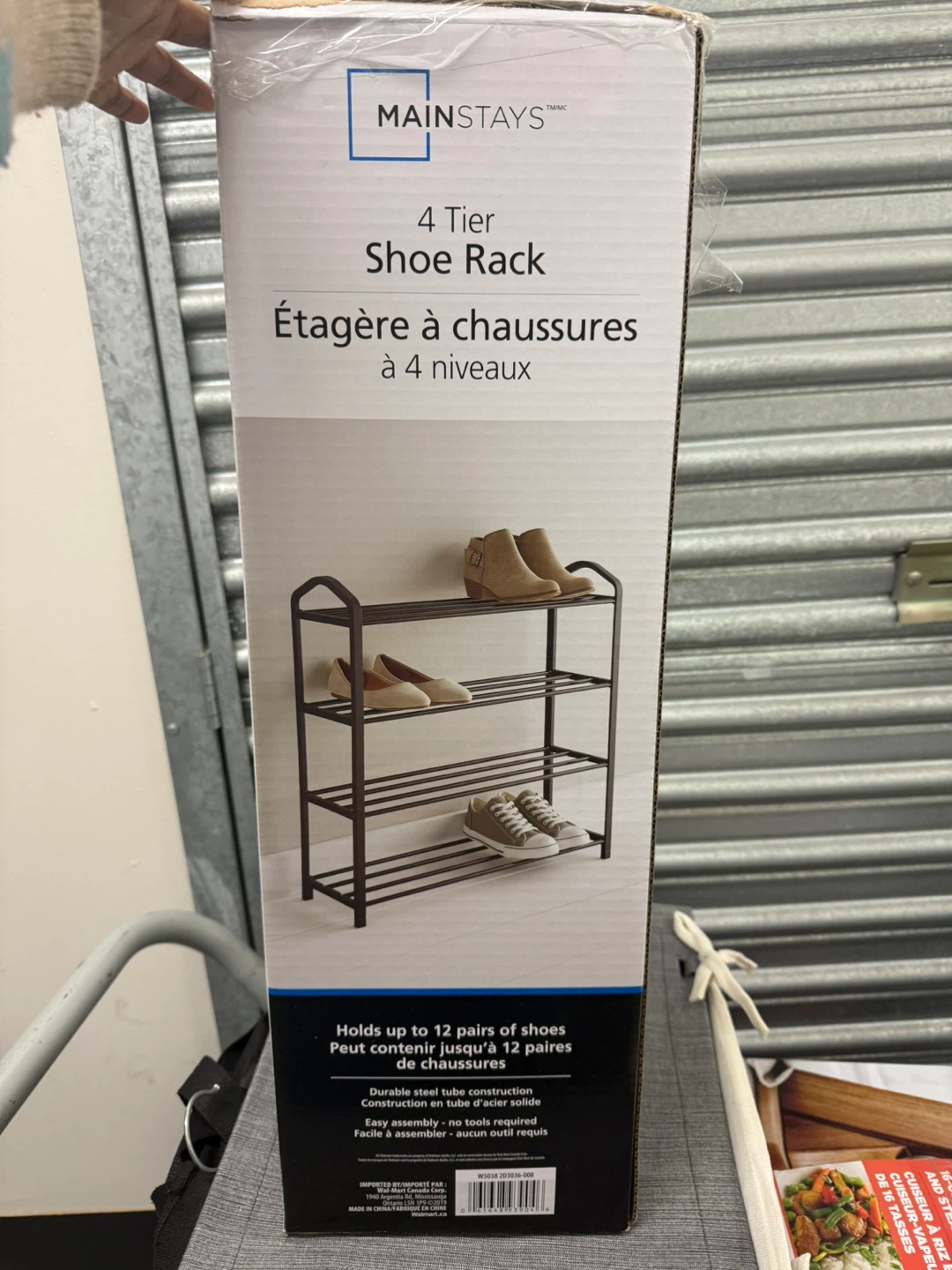 Mainstays 4 Tier Shoe Rack
