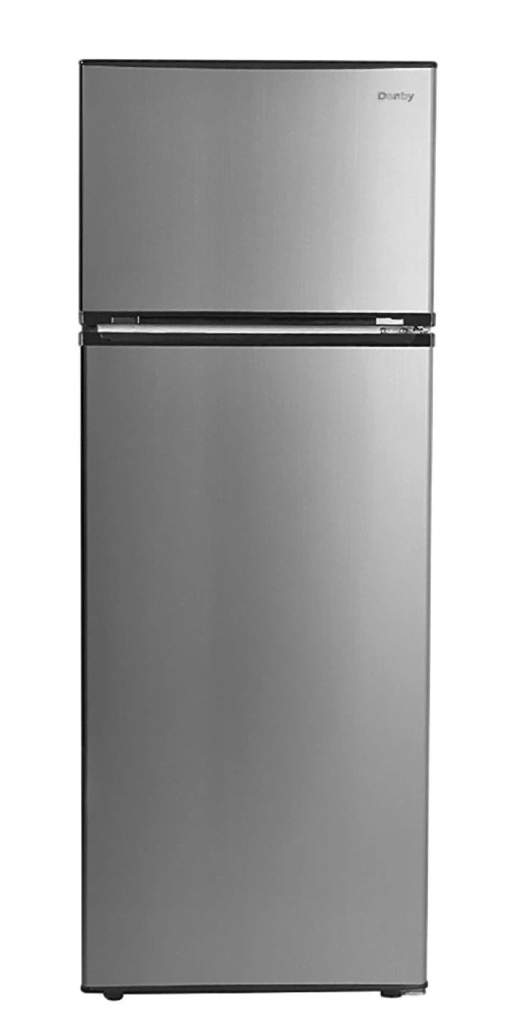 Danby Top Freezer Refrigerator - Stainless Steel
