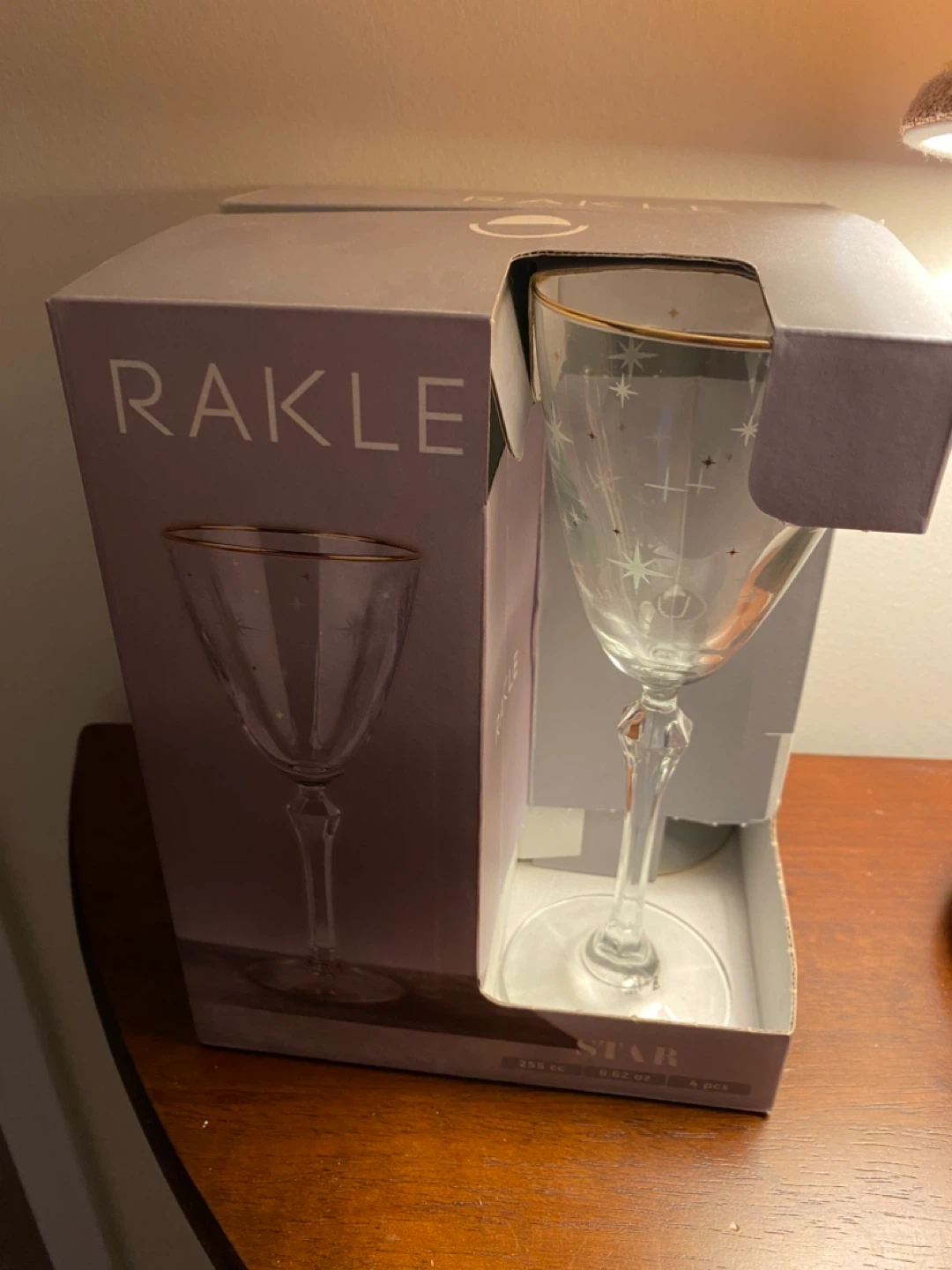 Rakle Glass Star Wine Glasses- new 4