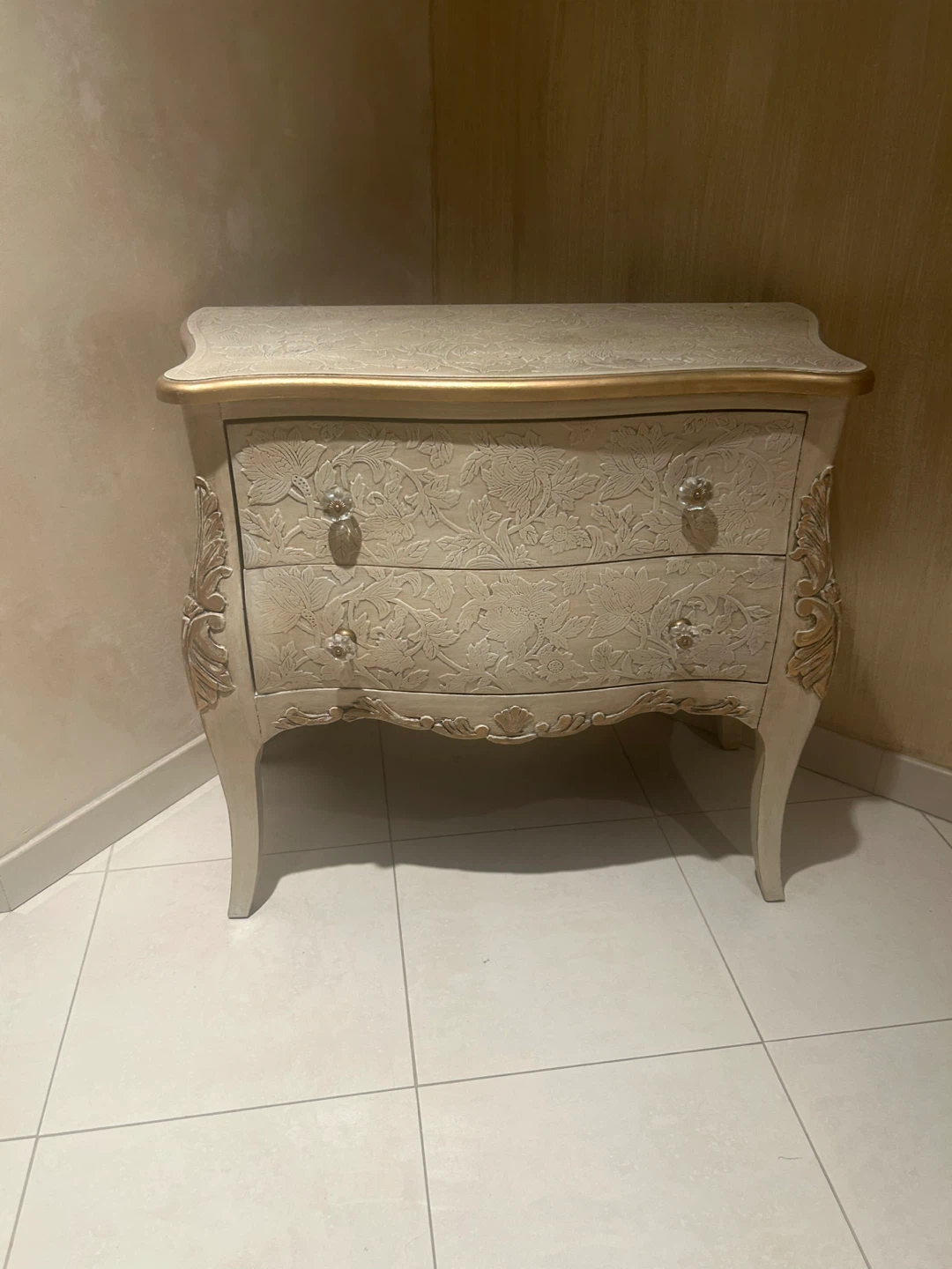 Ornate 2-Drawer Accent Chest