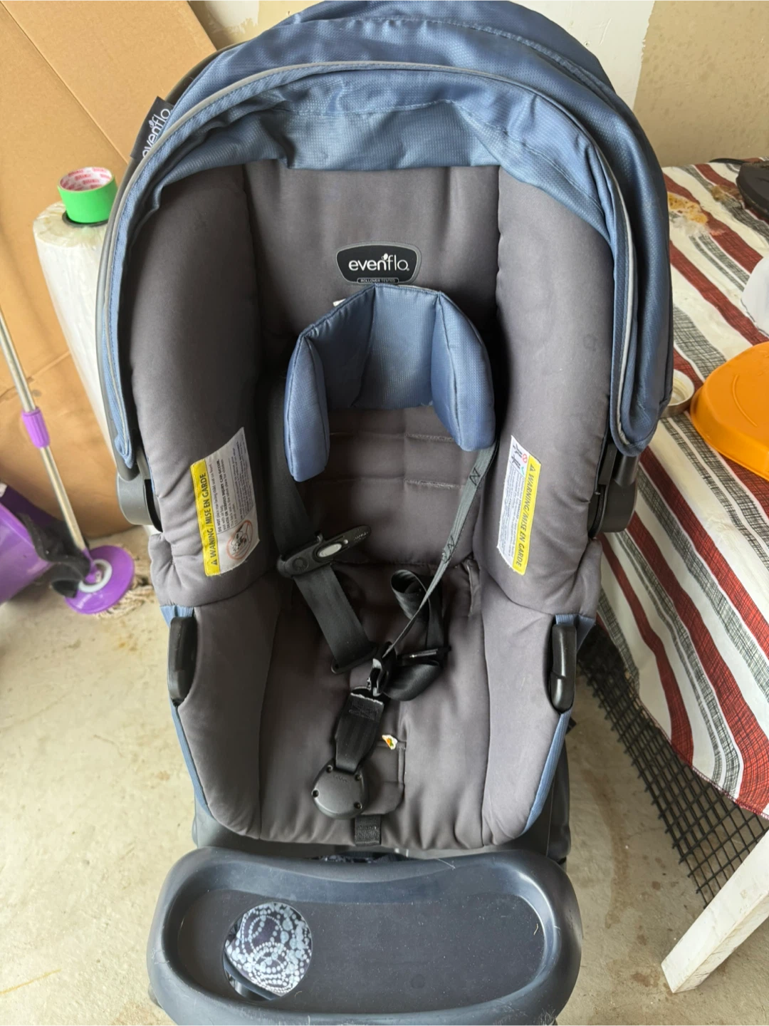 Evenflo Infant Car Seat and stroller