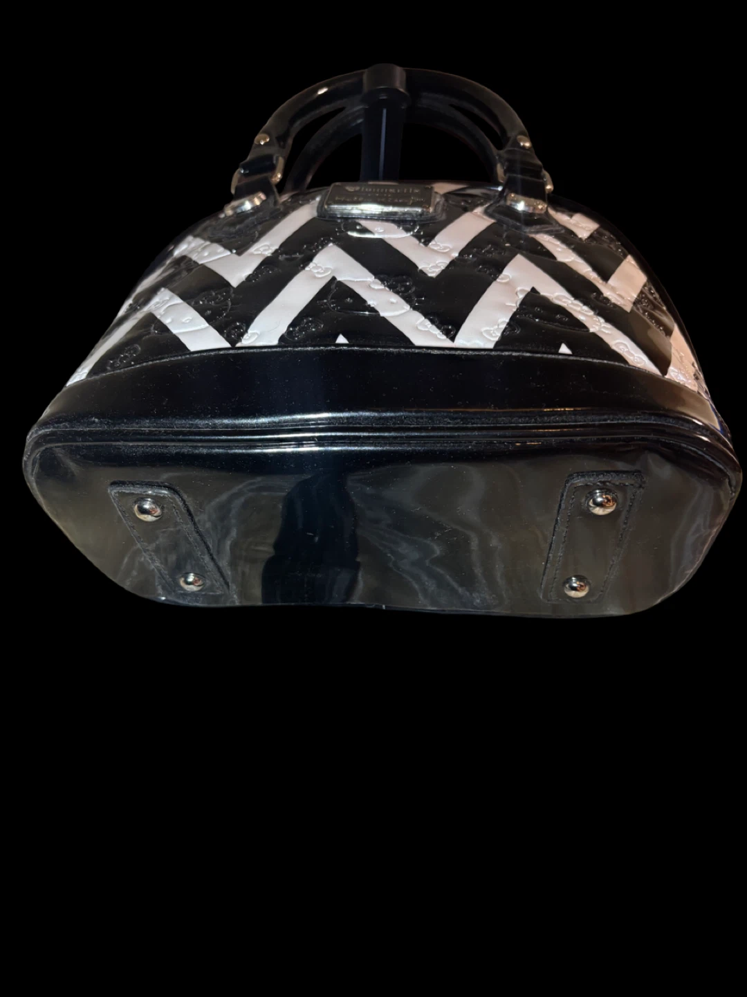 Hello Kitty Chevron Dome Satchel Handbag - photo 2