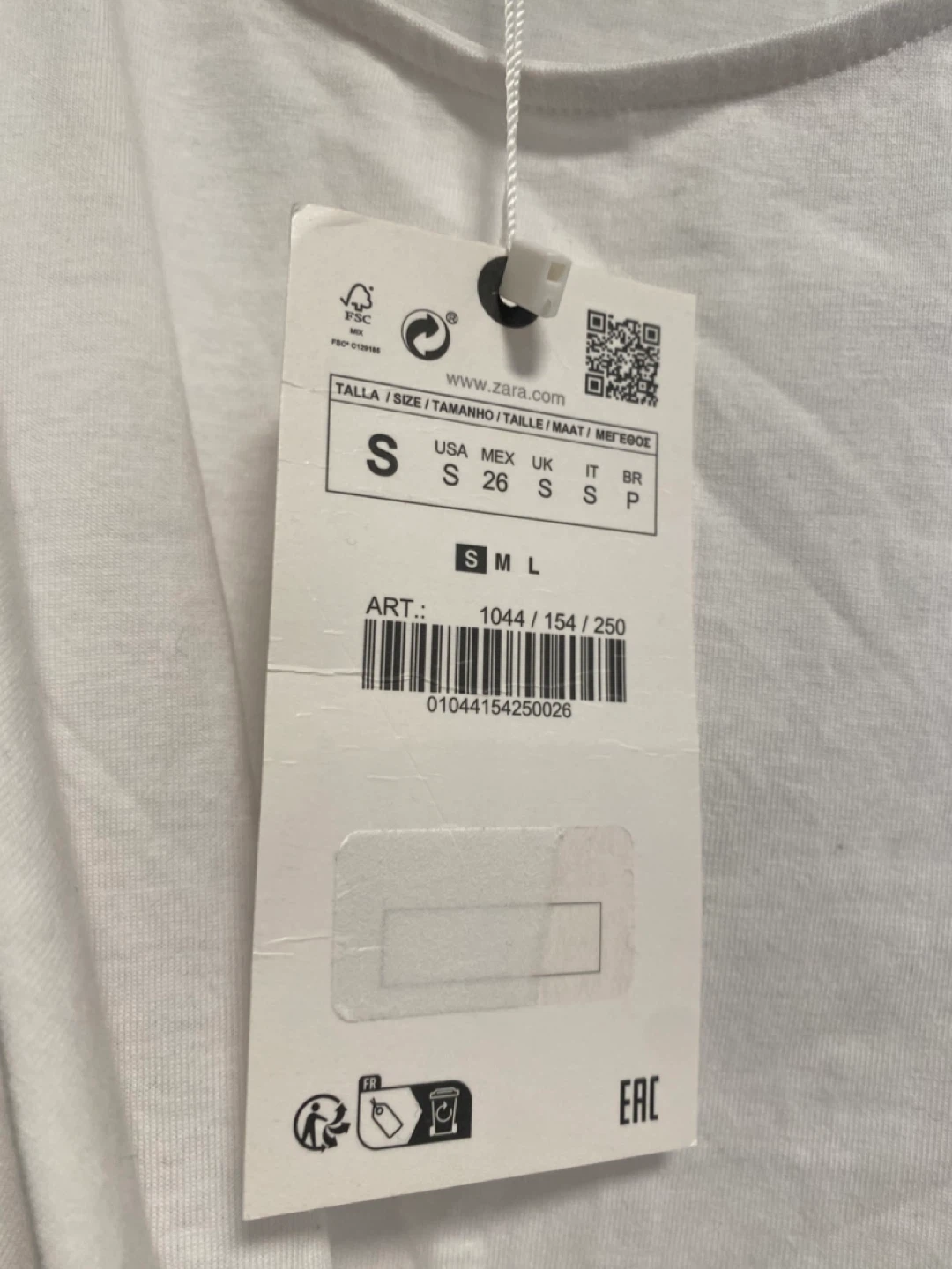 Zara Women's White Sleeveless Drape Top Size S - photo 4