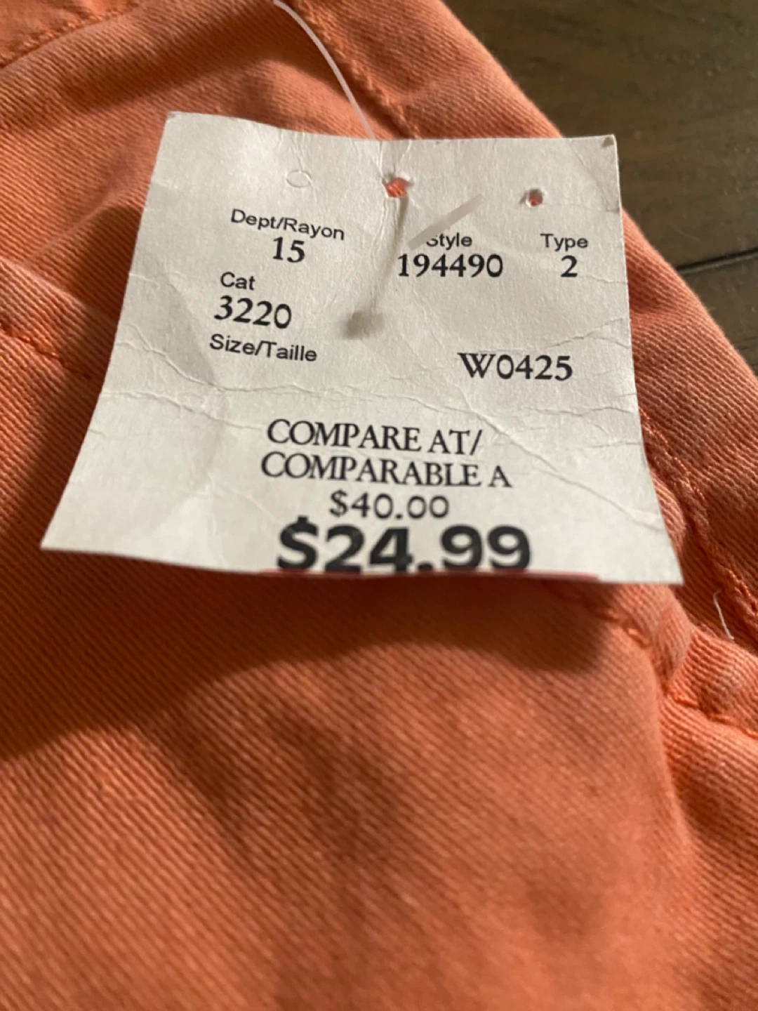 Me Jane Orange Pants Size 4 - photo 2