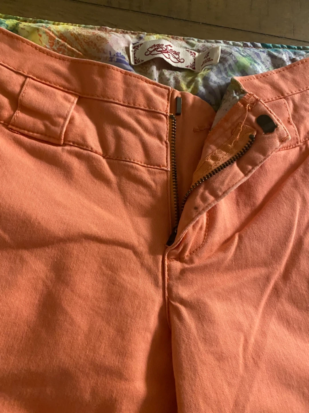 Me Jane Orange Pants Size 4 - photo 3