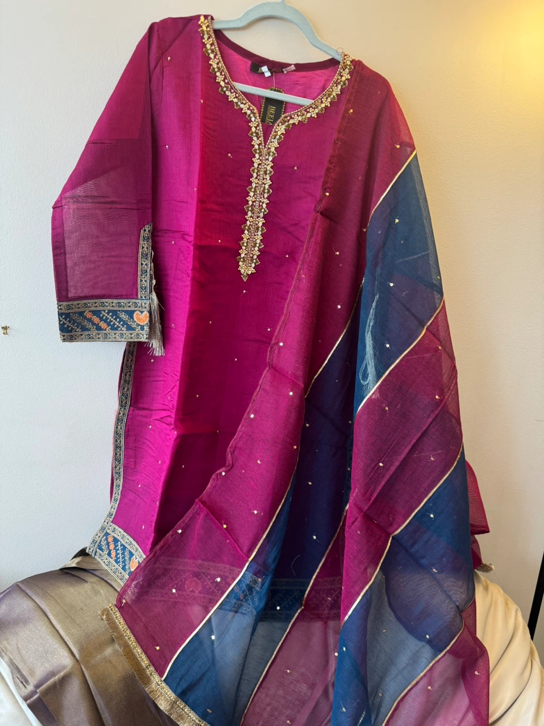 BEBA Women's Embroidered Kurta with Dupatta - photo 2