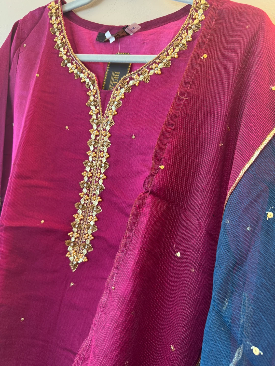 BEBA Women's Embroidered Kurta with Dupatta - photo 3