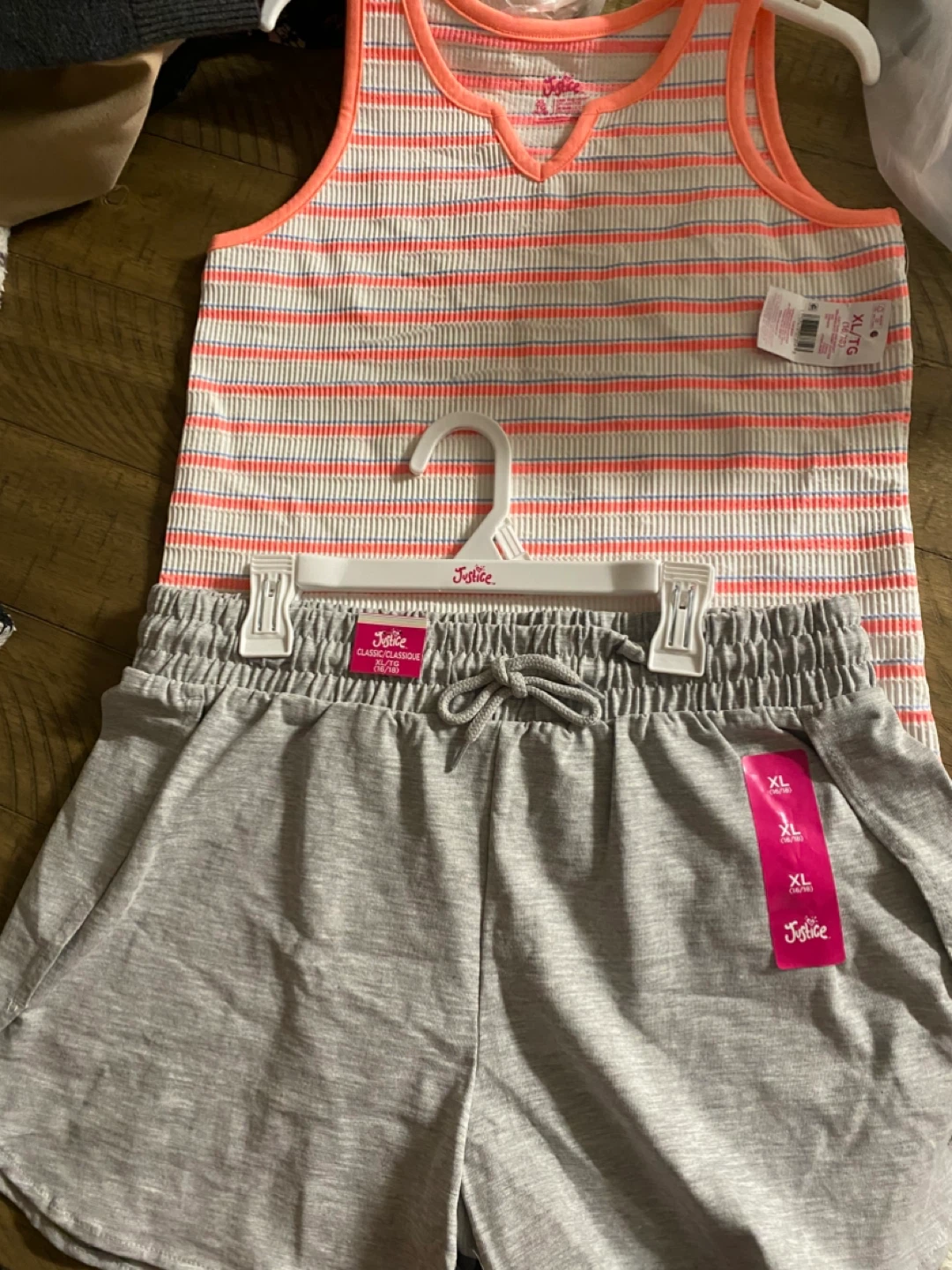 Justice Girls' Tank Top and Shorts Set - XL - photo 2