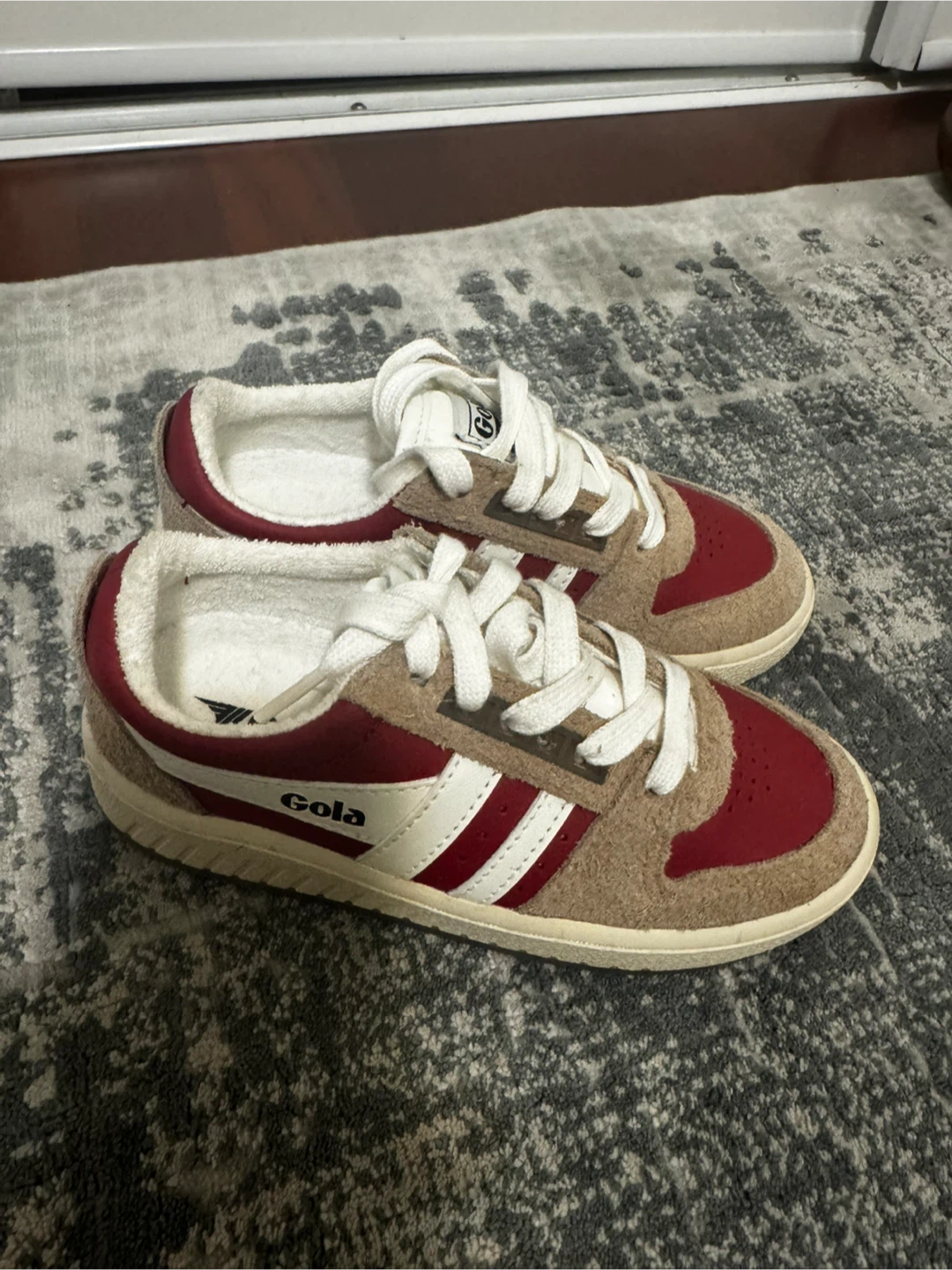 Gola Kids Sneakers - Red and Tan